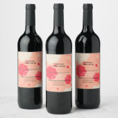 飲食物ラベルセット ワインラベル (ボトル)