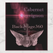 飲食物ラベルセット ワインラベル (シングルラベル)