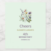 飲食物ラベルセット ワインラベル (シングルラベル)