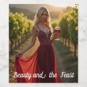 飲食物ラベルセット ワインラベル (シングルラベル)