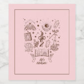 飲食物ラベルセット ワインラベル (シングルラベル)