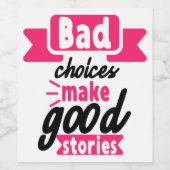 飲食物ラベルセット ワインラベル (シングルラベル)