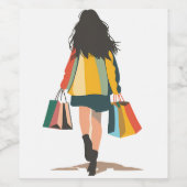 飲食物ラベルセット ワインラベル (シングルラベル)