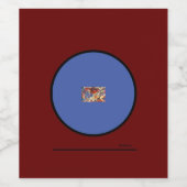 飲食物ラベルセット(6)「遊第」 ワインラベル (シングルラベル)