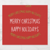 飲食物ワイきらめくンボトルラベルセット スパークリングワインラベル (シングルラベル)