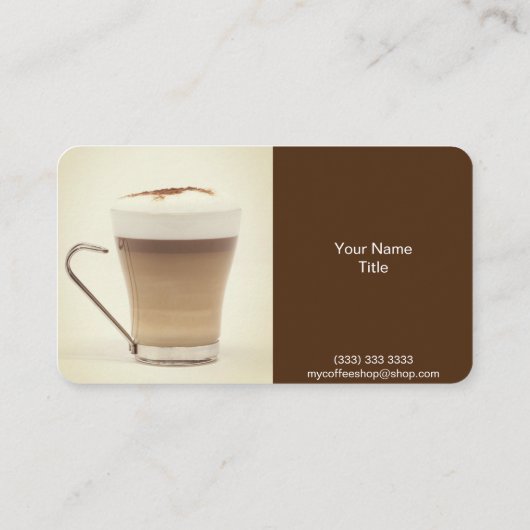 飲食物名刺 名刺 (裏面)