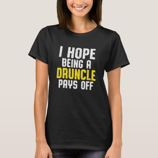 飲飲飲み伯父0 Tシャツ (正面)