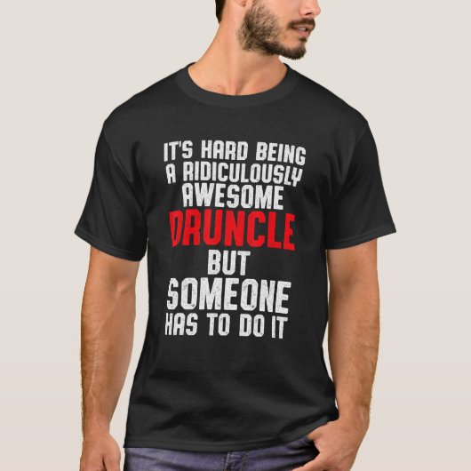 飲飲飲み伯父_2 Tシャツ (正面)