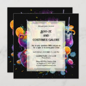 飲鮮やかみ酒を飲むハローウィンパーティ シーズンカード (正面/裏面)