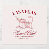 飲In Love CocktailsバチェロレッテSNS スパークリングワインラベル (シングルラベル)