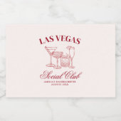 飲In Love CocktailsバチェロレッテSNS リキュールボトルラベル (シングルラベル)