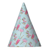 飴と砂糖のパターン パーティーハット (右)
