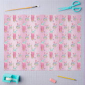 飴と砂糖のパターン 薄葉紙 (クラフト)