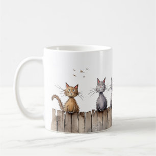 飼いおもしろい猫かわいい動物のペット コーヒーマグカップ