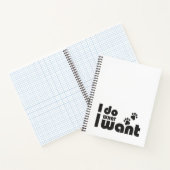 飼いたいおもしろい事をする ノートブック (内部)