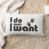 飼いたいおもしろい事をする ランバークッション (ブランケット)