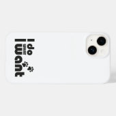 飼いたいおもしろい事をする Case-Mate iPhoneケース (裏面 (横))