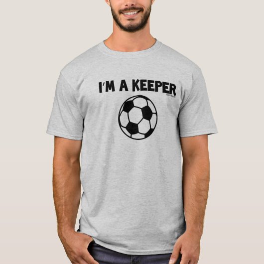 飼い主でスポーティなスラング – サッカーのメンズティー Tシャツ (正面)