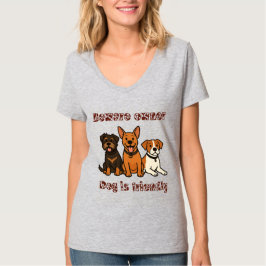 飼い主に気をつけろ 犬は友好的 | 面白い犬好き Tシャツ