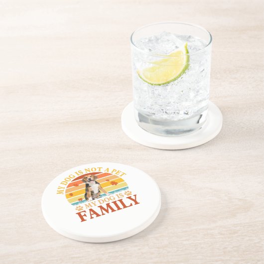 飼い主の愛犬向けの絶品ギフト コースター (側面)