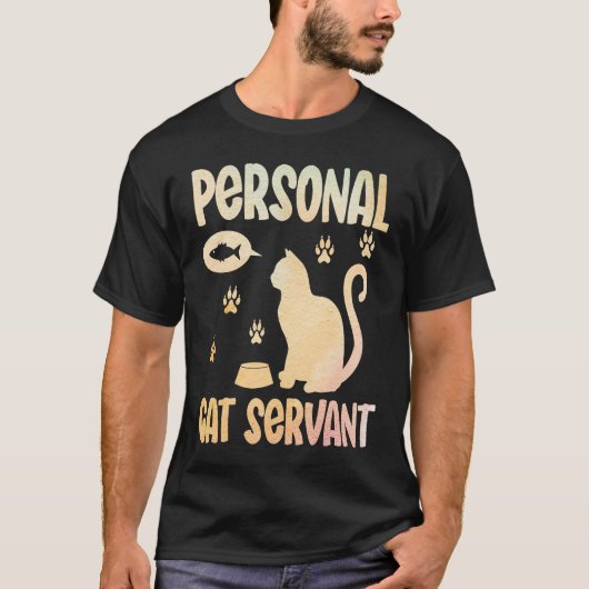 飼い主プロフィール水彩可愛い動物 Tシャツ (正面)
