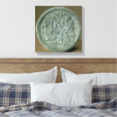 飼い主、ヤギ、犬を描いた料理 キャンバスプリント (インサイチュ (寝室))