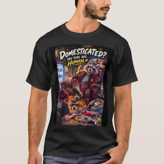 飼い慣らされたアライグマTシャツ Tシャツ