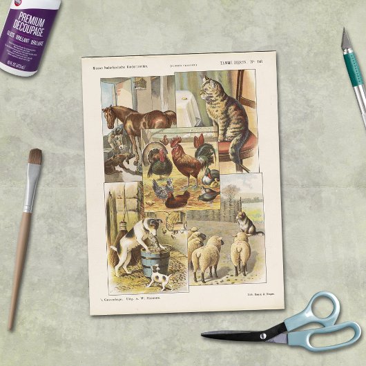 飼い慣らし家畜コレクション一時的な切り離し 薄葉紙