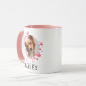 飼い犬の飼い猫ペットカスタムが大好き マグカップ (正面左)