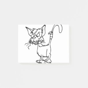 飼い猫のけがをした動物の包帯ネコ国内 ポストイット