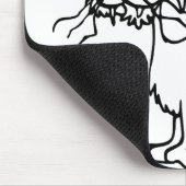 飼い猫のけがをした動物の包帯ネコ国内 マウスパッド (コーナー)