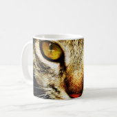 飼い猫の表情 コーヒーマグカップ (正面左)