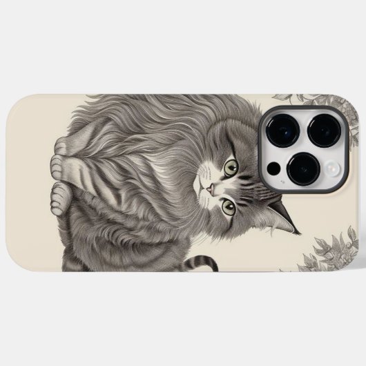 飼い猫 Case-Mate iPhoneケース (裏面 (横))