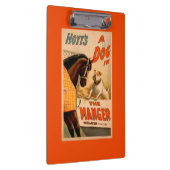 飼い葉桶の劇場ポスターのHoytのA犬 クリップボード (右)