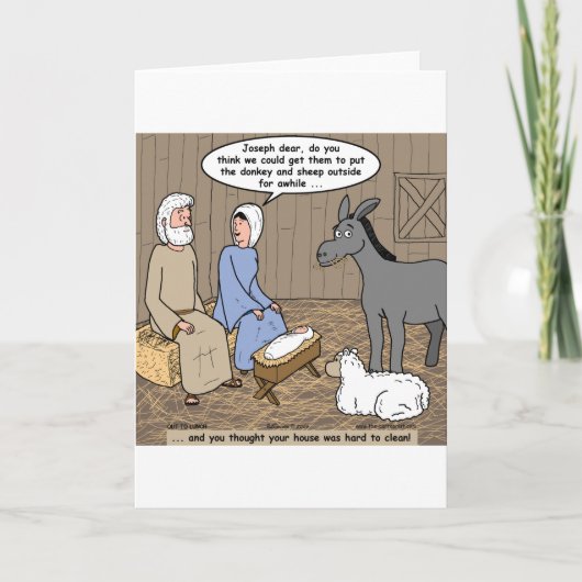 飼い葉桶の危険の出生場面 シーズンカード (正面)