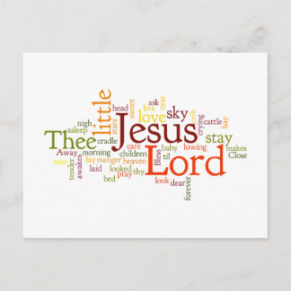 飼い葉桶キャロルで遠くに シーズンポストカード