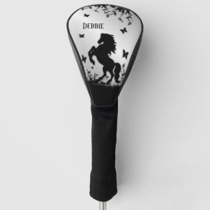 飼い馬ブラックスタリオン ゴルフヘッドカバー