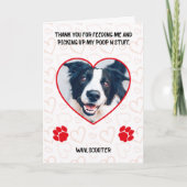 飼ってくれてフンを片付けてくれてありがとうね カード (正面)