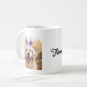 飼カスタム犬が大好きなペットの写真をアップロード コーヒーマグカップ (正面左)