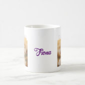 飼カスタム犬が大好きなペットの写真をアップロード コーヒーマグカップ (中央)