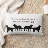 飼最高の犬ペットのユーモアシート ランバークッション (ブランケット)