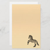 飼育バックスキン馬パステル文房具 便箋 (正面/裏面)