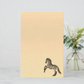 飼育バックスキン馬パステル文房具 便箋 (スタンド正面)