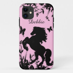 飼育ブラックスタリオンパーソナライズされた iPhone 11 ケース