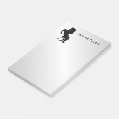 飼育ブラックスタリオン/ホースオンシルバー ポストイット (アングル)