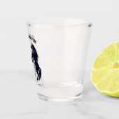 飼育ブラックワイルドウマースショットグラスカスタム文字 ショットグラス (右)