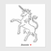 飼育ユニコーン シール (シート)