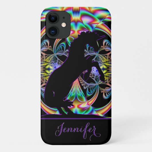 飼育ユニコーン(Dreamz II Fractal) Case-Mate iPhoneケース (裏面)