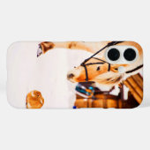 飼育動物の馬とウサギ Case-Mate iPhoneケース (裏面 (横))