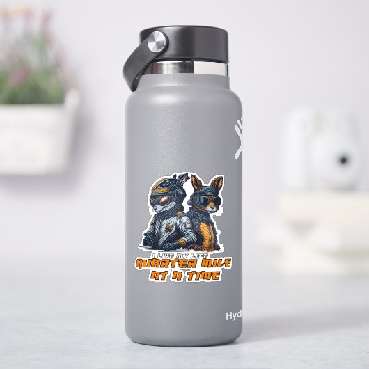 飼育動物tシャツ シール (HydroFlask)
